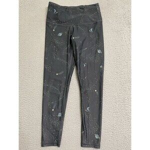 Victoria's Secret Sport Gray Galaxy/Moon/Stars Leggings Size Small High Rise